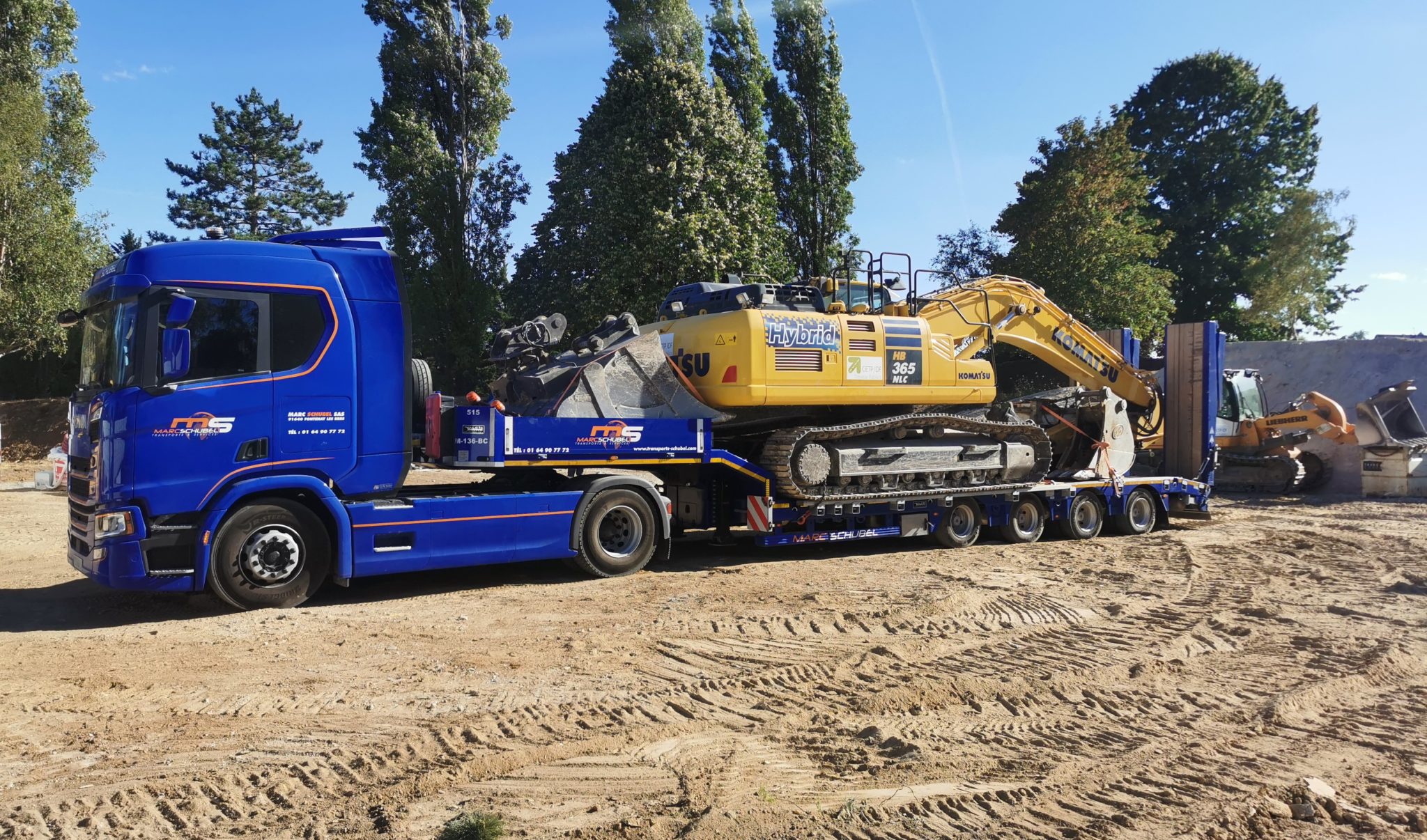 Transport engin de chantier – Porte-engin Travaux publics et agricole